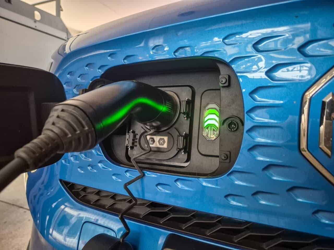 Charging our MG ZS