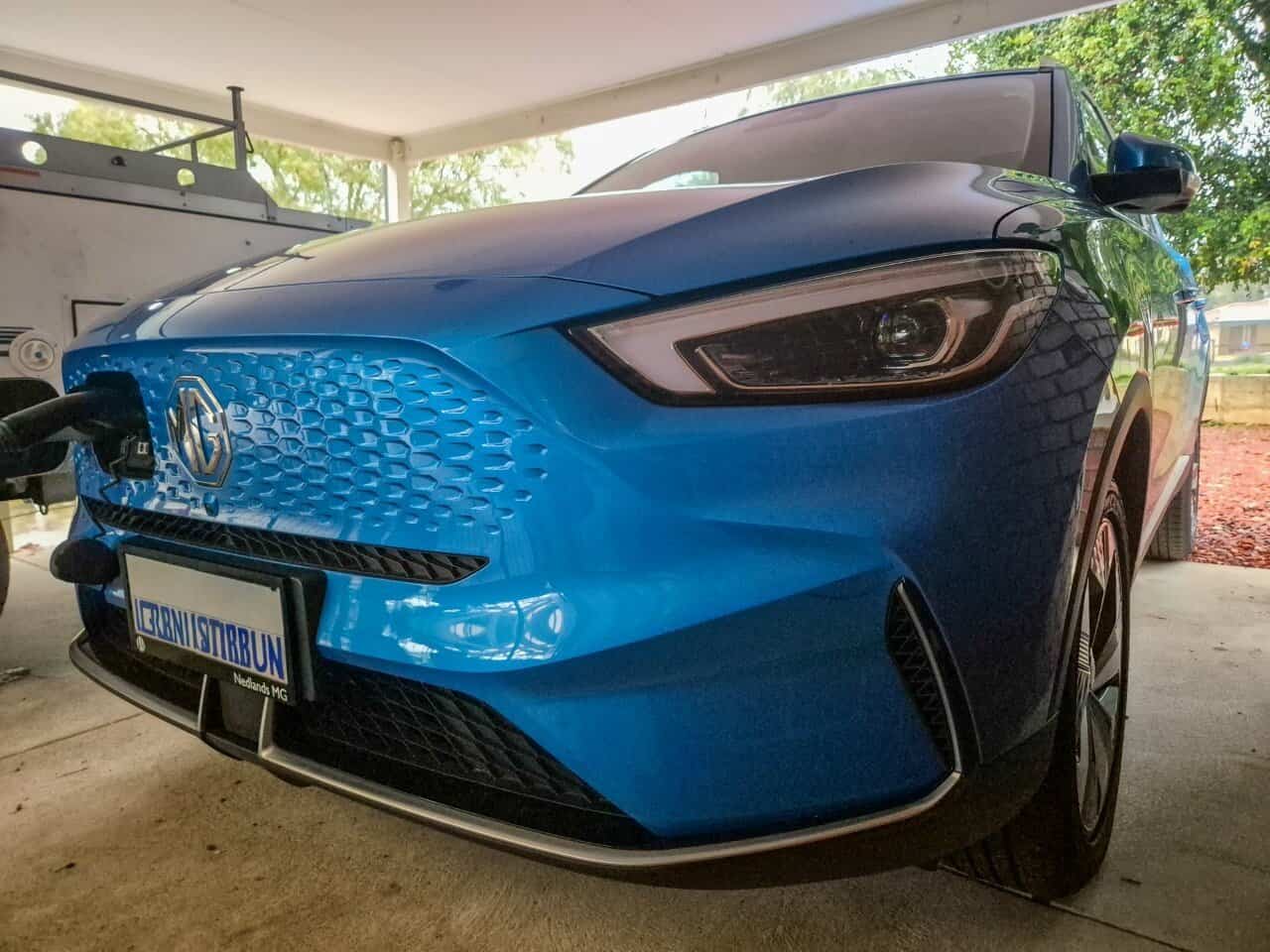 MG ZS EV at home