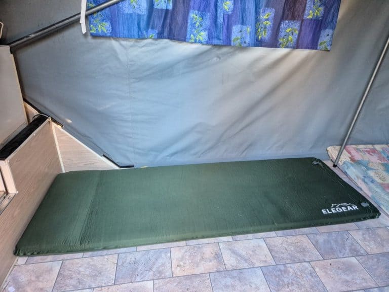 Elegear Camping Mattress in our camper