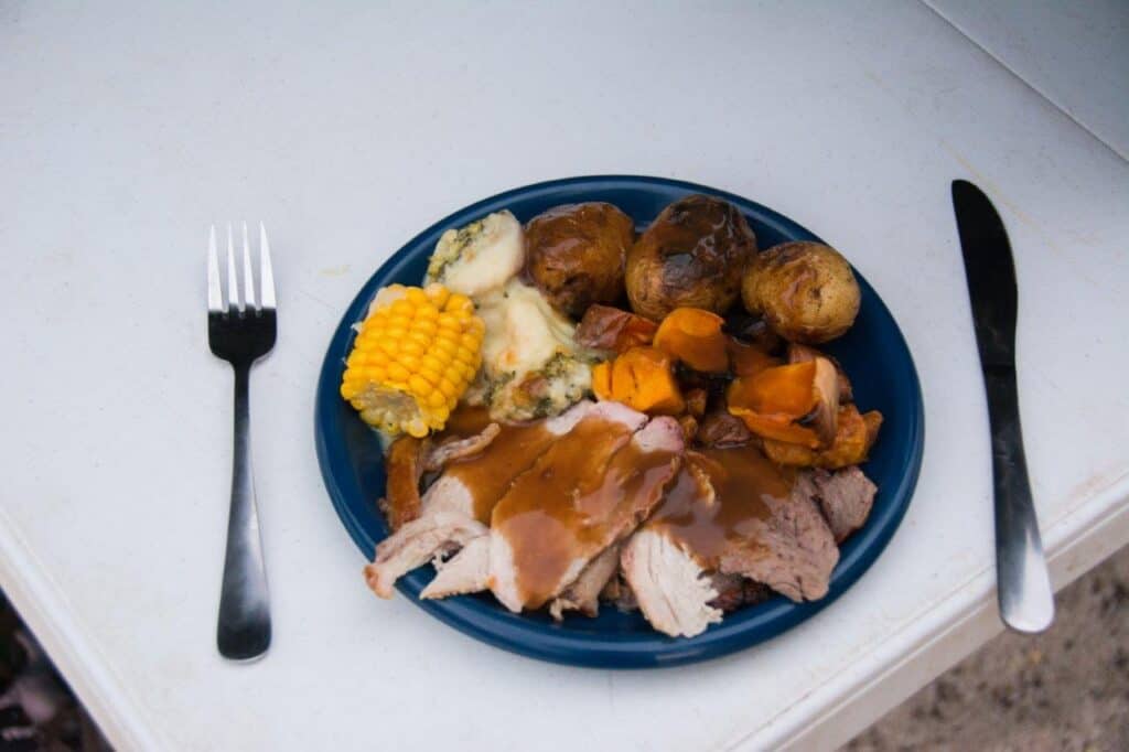 Camp oven roast; the ultimate, easy camping meal on the fire